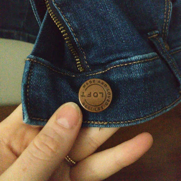 Loft skinny jeans size 12 - Picture 2 of 8